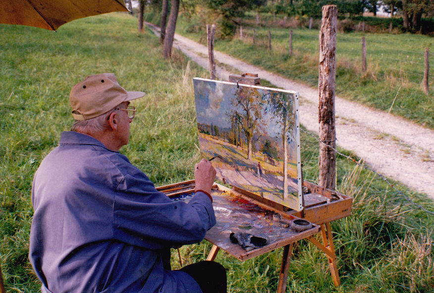 Peinture dans les collines de Rixheim